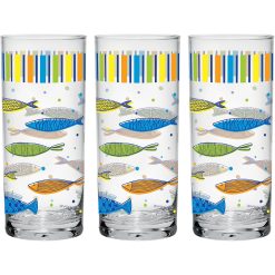 Bicchiere Cip Cf.3Pz. Cc.365 Bibita Dec.Le Poisson