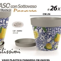 Vaso Plastica Panarea Cm.26X23H