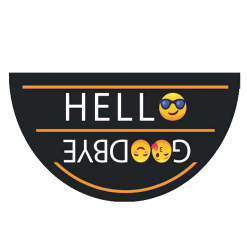 Sicignano | Zerbino Prisma Mezzaluna 40x70 cm Fantasia Antiscivolo, Spessore 4-5 mm, 100% Gomma Riciclata con Stampa Digitale, Adatto a Interni Esterni, Made in Italy (Benvenuto)