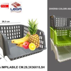 Cesta Impilabile Cm.29,3X36X15,5H