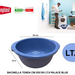 Bacinella Tonda Cm.35X15H Lt.9 Palace Blue - immagine 1