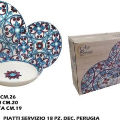 Piatti Serv. 18 Pz. Dec. Perugia