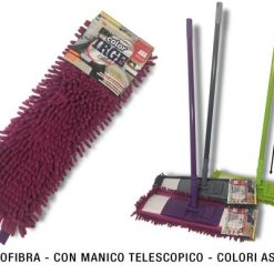 Scopa Microfibra Catturapolvere C/Man. Irge