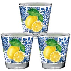 Bicchiere Nadia Cf.3Pz. Cc.250 Dec.Salerno