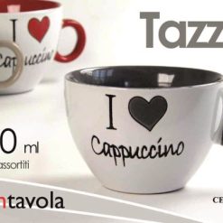 Tazzone Latte Jumbo Ml.450 Dec. I Love