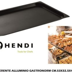 Teglia Antiaderente Allum.Gastronorm Cm.53X32,5X4H