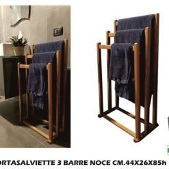 Portaasciugamani 3 Rip Noce Cm.44X26X85H