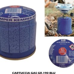 KEMPER 5100026 Ricarica Cartuccia con Butano Gas per Camping, 190 gr.