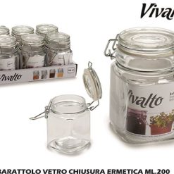 Barattolo Vetro Chius. Ermetica Ml.200