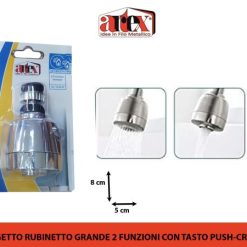 Rompigetto Rubinetto Grande 2 Funzioni Con Tasto Push-Croma