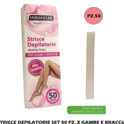 Strisce Depilatorie Set 50 Pz. X Gambe E Braccia