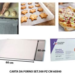 Carta Da Forno Set 500 Pz. Cm.60X40