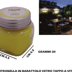 Citronella In Barattolo Vetro Tappo A Vite 12 Ore