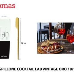 Spillone Cocktail Lab Vintage Oro 18/10