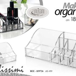 Portatrucco Da Tavolo Plexiglass Cm.17,5X9,5X6H