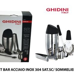 Set Bar Acciaio Inox 304 Sat.Sc/Sommelier