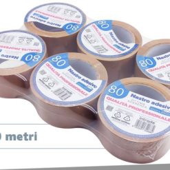 Nastro X Imballaggio Cf.6Pz. Cm.5X80 Mt. Avana