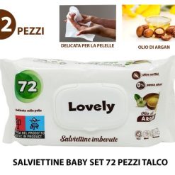 Salviettine Baby Set 72 Pz. Argan