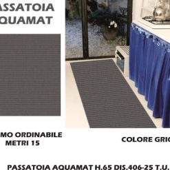 Passatoia Aquamat H.65 Dis.406-25 T.U. Grigio