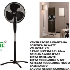 Ventilatore A Piantana Mistral