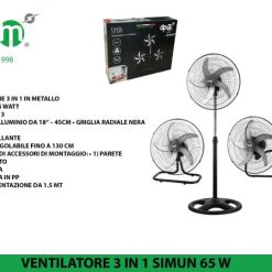 Ventilatore 3 In 1 Simun 65W