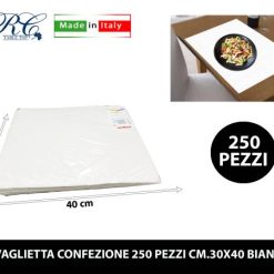 Tovaglietta Conf. 250 Pz. Cm.30X40 Bianco