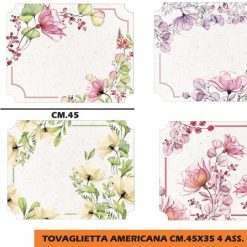 Tovaglietta Americana Cm.45X35 4 Ass.