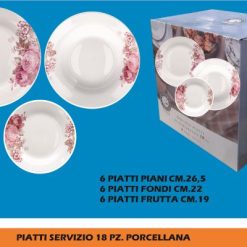 Piatti Serv. 18 Pz. Porcellana