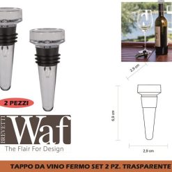 Tappo Da Vino Fermo Set 2 Pz. Trasp.
