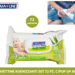 Salviettine Igienizzanti Set 72 Pz. C/Pop Up Aloe
