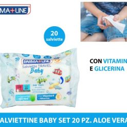 Salviettine Baby Set 20 Pz. Aloe Vera