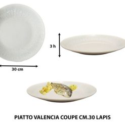 Piatto Valencia Coupe Cm.30 Lapis