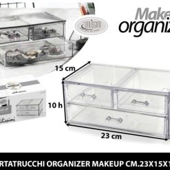 Portatrucchi Organizer Makeup Cm.23X15X10H