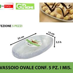 Vassoio Ovale Conf. 5 Pz. Iii Mis.
