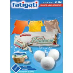 Palline Di Lana X Asciugatrice Set 3 Pz.