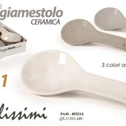 Poggiamestoli Ceramica Cm.21 Ass.