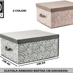 Scatola Armadio Bertha Cm.50X40X25H