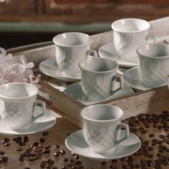 Tazzine Caffe' Conf. 6 Pz. C/Piatt.