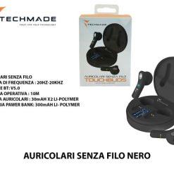 Auricolari Senza Filo Nero