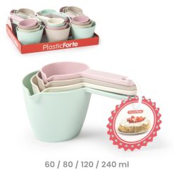 Mestoli Misuratori Set 4 Pz. Ml.60/80/120/240