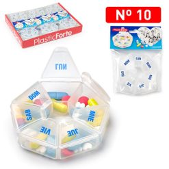 Portapillole Settimanale 7 Scomparti Plastica