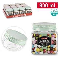 Barattolo Quadrato Classic Ml.800