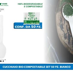 Cucchiaio Bio-Compostabile Set 50 Pz.