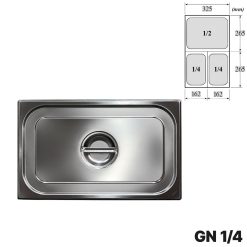 Coperchio Gastronorm Gn 1/4 Cm.26,5X16,2 - immagine 4