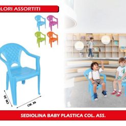 Sediolina Baby Plastica Col. Ass.