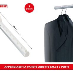 Appendiabiti A Parete Airette Cm.31 7 Posti (Copia)