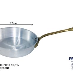 Padella A Servire Profess. Cm.12 Manico Ottone