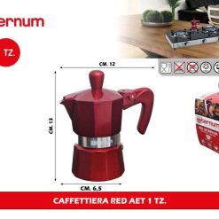 Caffettiera Red Aet 1 Tz.