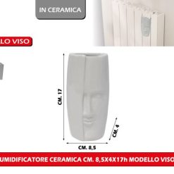 Umidificatore Ceramica Cm.8,5X4X17H Mod. Viso