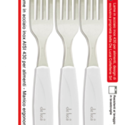 Forchetta Tavola Man. Plastica Conf. 6 Pz. Bianco